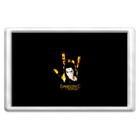 Магнит 45*70 с принтом Evanescence рука в Белгороде, Пластик | Размер: 78*52 мм; Размер печати: 70*45 | Тематика изображения на принте: 