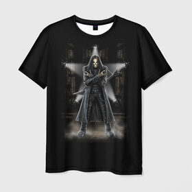 Мужская футболка 3D с принтом heavy metal в Белгороде, 100% полиэфир | прямой крой, круглый вырез горловины, длина до линии бедер | heavymetal heavy_metal rock