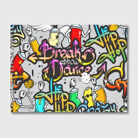 Альбом для рисования с принтом Graffiti в Белгороде, 100% бумага
 | матовая бумага, плотность 200 мг. | Тематика изображения на принте: break | dance | graffiti | hip hop | rap | граффити | рэп | скейтборд | хип хоп