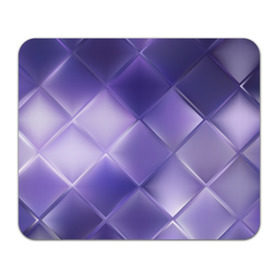 Коврик прямоугольный с принтом Фиолетовые грани в Белгороде, натуральный каучук | размер 230 х 185 мм; запечатка лицевой стороны | Тематика изображения на принте: абстракция | геометрия | квадрат | текстура | фиолетовый