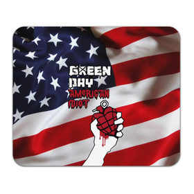 Коврик прямоугольный с принтом Green Day American Idiot в Белгороде, натуральный каучук | размер 230 х 185 мм; запечатка лицевой стороны | Тематика изображения на принте: american idiot | green day | альтернативный | билли джо армстронг | грин дей | группа | зелёный день | майк дёрнт | музыка | панк | поп | поппанк | рок | сша | тре кул | флаг