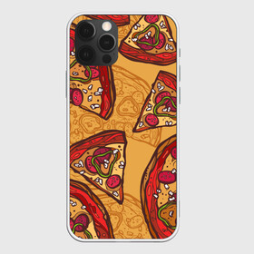 Чехол для iPhone 12 Pro Max с принтом Пицца в Белгороде, Силикон |  | pattern | pizza | еда | пицца | узор