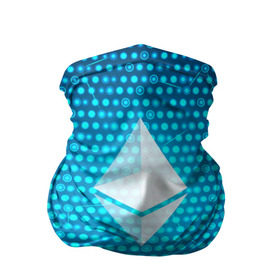 Бандана-труба 3D с принтом Blue Ethereum - Синий Эфириум в Белгороде, 100% полиэстер, ткань с особыми свойствами — Activecool | плотность 150‒180 г/м2; хорошо тянется, но сохраняет форму | black milk | cryptocurrency | eth | ethereum | etherium | litecoin | виталик бутерин | крипта | крипто | криптовалюта | лайткоин | майнер | майнинг | эфир