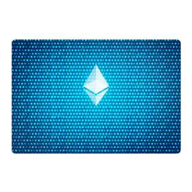 Магнитный плакат 3Х2 с принтом Blue Ethereum - Синий Эфириум в Белгороде, Полимерный материал с магнитным слоем | 6 деталей размером 9*9 см | black milk | cryptocurrency | eth | ethereum | etherium | litecoin | виталик бутерин | крипта | крипто | криптовалюта | лайткоин | майнер | майнинг | эфир