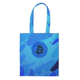 Сумка 3D повседневная с принтом Blue Sea Camo Bitcoin в Белгороде, 100% полиэстер | Плотность: 200 г/м2; Размер: 34×35 см; Высота лямок: 30 см | Тематика изображения на принте: blue | camo | camouflage | coin | crypto | currency | ethereum | litecoin | mining | token | биткоин | биток | камо | камуфляж | крипта | крипто | криптовалюта | лайткоин | майнинг | ферма | эфир