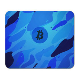 Коврик прямоугольный с принтом Blue Sea Camo Bitcoin в Белгороде, натуральный каучук | размер 230 х 185 мм; запечатка лицевой стороны | Тематика изображения на принте: blue | camo | camouflage | coin | crypto | currency | ethereum | litecoin | mining | token | биткоин | биток | камо | камуфляж | крипта | крипто | криптовалюта | лайткоин | майнинг | ферма | эфир