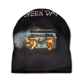 Шапка 3D с принтом Green Day магнитофон в огне в Белгороде, 100% полиэстер | универсальный размер, печать по всей поверхности изделия | american idiot | green day | альтернативный | билли джо армстронг | грин дей | группа | зелёный день | майк дёрнт | музыка | панк | поп | поппанк | рок | тре кул