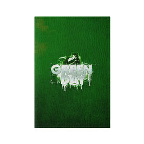 Обложка для паспорта матовая кожа с принтом Зелень Green Day в Белгороде, натуральная матовая кожа | размер 19,3 х 13,7 см; прозрачные пластиковые крепления | american idiot | green day | альтернативный | билли джо армстронг | грин дей | группа | зелёный день | майк дёрнт | музыка | панк | поп | поппанк | поцелуй | рок | тре кул
