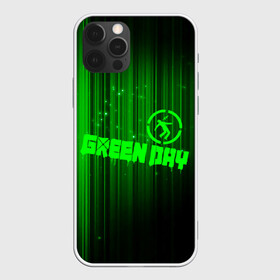 Чехол для iPhone 12 Pro с принтом Green Day лучи в Белгороде, силикон | область печати: задняя сторона чехла, без боковых панелей | american idiot | green day | альтернативный | билли джо армстронг | грин дей | группа | зелёный день | майк дёрнт | музыка | надпись | панк | поп | поппанк | рок | тре кул