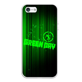 Чехол для iPhone 5/5S матовый с принтом Green Day лучи в Белгороде, Силикон | Область печати: задняя сторона чехла, без боковых панелей | american idiot | green day | альтернативный | билли джо армстронг | грин дей | группа | зелёный день | майк дёрнт | музыка | надпись | панк | поп | поппанк | рок | тре кул