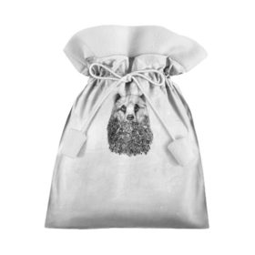 Подарочный 3D мешок с принтом Лесной Медведь в Белгороде, 100% полиэстер | Размер: 29*39 см | Тематика изображения на принте: грибы | деревья | лес | лето | листья | мишка | осень | серый | хвоя | цветы | шишки | ягоды