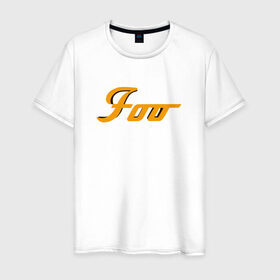 Мужская футболка хлопок с принтом foo fighters в Белгороде, 100% хлопок | прямой крой, круглый вырез горловины, длина до линии бедер, слегка спущенное плечо. | 