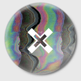 Значок с принтом The XX в Белгороде,  металл | круглая форма, металлическая застежка в виде булавки | Тематика изображения на принте: 