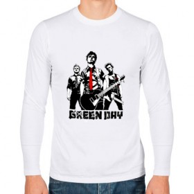 Мужской лонгслив хлопок с принтом Группа Green Day в Белгороде, 100% хлопок |  | american idiot | green day | альтернативный | билли джо армстронг | грин дей | группа | зелёный день | майк дёрнт | музыка | надпись | панк | поп | поппанк | рок | тре кул