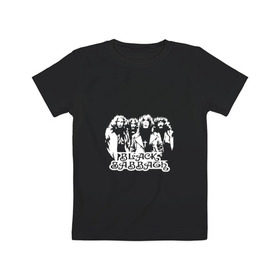 Детская футболка хлопок с принтом Группа Black Sabbath в Белгороде, 100% хлопок | круглый вырез горловины, полуприлегающий силуэт, длина до линии бедер | Тематика изображения на принте: 