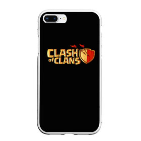 Чехол для iPhone 7Plus/8 Plus матовый с принтом Clash of Clans в Белгороде, Силикон | Область печати: задняя сторона чехла, без боковых панелей | игра | кланс | клэш | онлайн | оф | стратегия