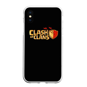 Чехол для iPhone XS Max матовый с принтом Clash of Clans в Белгороде, Силикон | Область печати: задняя сторона чехла, без боковых панелей | игра | кланс | клэш | онлайн | оф | стратегия