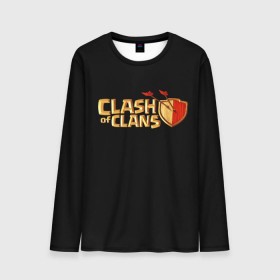 Мужской лонгслив 3D с принтом Clash of Clans в Белгороде, 100% полиэстер | длинные рукава, круглый вырез горловины, полуприлегающий силуэт | игра | кланс | клэш | онлайн | оф | стратегия