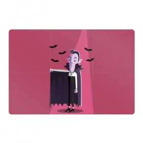 Магнитный плакат 3Х2 с принтом Дракула в Белгороде, Полимерный материал с магнитным слоем | 6 деталей размером 9*9 см | dracula | halloween | helloween | вампир | день всех святых | детям | для детей | хеллоуин | хеловин | хэллоуин