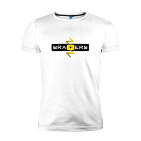 Мужская футболка премиум с принтом Brazzers Video в Белгороде, 92% хлопок, 8% лайкра | приталенный силуэт, круглый вырез ворота, длина до линии бедра, короткий рукав | brazzers | бразерс | браззерс | видео