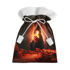 Подарочный 3D мешок с принтом Ведьмак 3 / The Witcher 3 в Белгороде, 100% полиэстер | Размер: 29*39 см | the | wather | wild hun | амулет | ведьмак | видьмак | геральт | девушки | дикая | охота