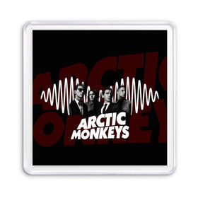 Магнит 55*55 с принтом Группа Arctic Monkeys в Белгороде, Пластик | Размер: 65*65 мм; Размер печати: 55*55 мм | алекс тёрнер | арктик | арктические мартышки | гаражный | группа | дж ейми кук | инди рок | манкис | музыка | мэтт хелдер | ник о мэлли | обезьяна | постпанк ривайвл | психоделический | рок