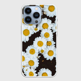 Чехол для iPhone 13 Pro с принтом АРОМАШКИ | РОМАШКИ | 8 МАРТА, в Белгороде,  |  | Тематика изображения на принте: белый | желтый | красивые | красота | мода | модные | природа | растения | ромашка | ромашки | текстура | тренды | цветы