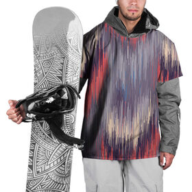 Накидка на куртку 3D с принтом Штрихи fashion в Белгороде, 100% полиэстер |  | watercolor | абстракция красок | акварель | брызги красок | краска | потертость красок