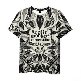 Мужская футболка 3D с принтом Arctic Monkeys природа в Белгороде, 100% полиэфир | прямой крой, круглый вырез горловины, длина до линии бедер | алекс тёрнер | арктик | арктические мартышки | гаражный | группа | джейми кук | инди рок | манкис | музыка | мэтт хелдер | ник о мэлли | обезьяна | постпанк ривайвл | психоделический | рок