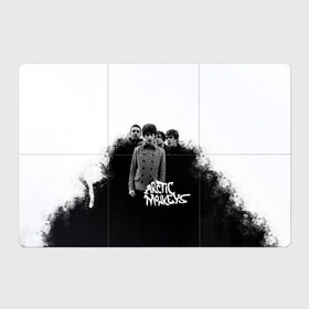 Магнитный плакат 3Х2 с принтом Группа Arctic Monkeys в Белгороде, Полимерный материал с магнитным слоем | 6 деталей размером 9*9 см | Тематика изображения на принте: arctic monkeys обезьянка