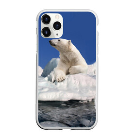 Чехол для iPhone 11 Pro матовый с принтом Арктика в Белгороде, Силикон |  | animals | bear | ice | nature | polar bear | power | travel | белый медведь | животные | лёд | медведь | природа | путешествия | сила | снег