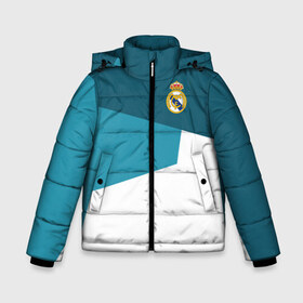 Зимняя куртка для мальчиков 3D с принтом Real Madrid 2018 #5 в Белгороде, ткань верха — 100% полиэстер; подклад — 100% полиэстер, утеплитель — 100% полиэстер | длина ниже бедра, удлиненная спинка, воротник стойка и отстегивающийся капюшон. Есть боковые карманы с листочкой на кнопках, утяжки по низу изделия и внутренний карман на молнии. 

Предусмотрены светоотражающий принт на спинке, радужный светоотражающий элемент на пуллере молнии и на резинке для утяжки | fc | football | football club | real madrid | sport | реал мадрид | спорт | спортивные | униформа | фк | футбол | футбольный клуб
