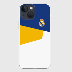 Чехол для iPhone 13 mini с принтом REAL MADRID GEOMETRY SPORT в Белгороде,  |  | emirates | fc | real madrid | клуб | мяч | реал мадрид