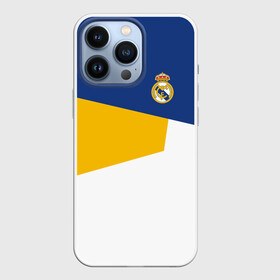 Чехол для iPhone 13 Pro с принтом REAL MADRID GEOMETRY SPORT в Белгороде,  |  | Тематика изображения на принте: emirates | fc | real madrid | клуб | мяч | реал мадрид