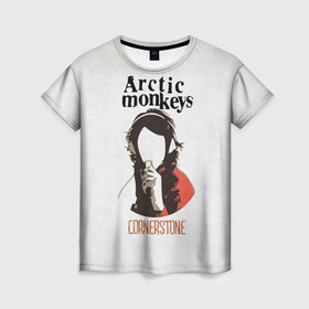 Женская футболка 3D с принтом Arctic Monkeys cornerstone в Белгороде, 100% полиэфир ( синтетическое хлопкоподобное полотно) | прямой крой, круглый вырез горловины, длина до линии бедер | алекс тёрнер | арктик | арктические мартышки | гаражный | группа | джейми кук | инди рок | манкис | музыка | мэтт хелдер | ник о мэлли | обезьяна | постпанк ривайвл | психоделический | рок