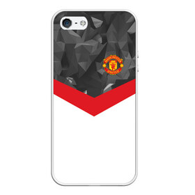 Чехол для iPhone 5/5S матовый с принтом Manchester United 2018 #16 в Белгороде, Силикон | Область печати: задняя сторона чехла, без боковых панелей | Тематика изображения на принте: emirates | fc | manchester united | абстракция | геометрия | зож | клуб | линии | манчестер юнайтед | модные | мяч | россии | спорт | спортивные | стиль | тренды | футбол | футбольный клуб | экстрим | эмблема