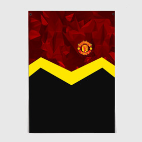 Постер с принтом Manchester United 2018 #17 в Белгороде, 100% бумага
 | бумага, плотность 150 мг. Матовая, но за счет высокого коэффициента гладкости имеет небольшой блеск и дает на свету блики, но в отличии от глянцевой бумаги не покрыта лаком | emirates | fc | manchester united | абстракция | геометрия | зож | клуб | линии | манчестер юнайтед | модные | мяч | россии | спорт | спортивные | стиль | тренды | футбол | футбольный клуб | экстрим | эмблема