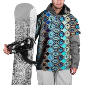 Накидка на куртку 3D с принтом psychedelic mosaica в Белгороде, 100% полиэстер |  | 