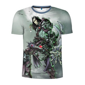 Мужская футболка 3D спортивная с принтом Darksiders 1 в Белгороде, 100% полиэстер с улучшенными характеристиками | приталенный силуэт, круглая горловина, широкие плечи, сужается к линии бедра | darksiders