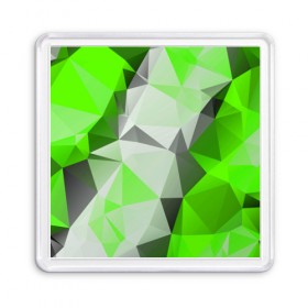 Магнит 55*55 с принтом Sport Abstract 2018 Green в Белгороде, Пластик | Размер: 65*65 мм; Размер печати: 55*55 мм | абстракция | геометрия | желтый | краски | линии | мода | модные | пирамиды | полосы | серый | тренды | треугольники | узоры | фигуры | цвет