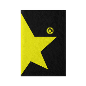 Обложка для паспорта матовая кожа с принтом FC Borussia Dortmund 2018 в Белгороде, натуральная матовая кожа | размер 19,3 х 13,7 см; прозрачные пластиковые крепления | боруссия | дортмунд