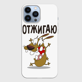 Чехол для iPhone 13 Pro Max с принтом Отжигаю в Белгороде,  |  | весело | зубы | рот | собака