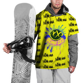 Накидка на куртку 3D с принтом Текстура Blink-182 в Белгороде, 100% полиэстер |  | blink | альтернативный рок | блинк | группа | марк хоппус | музыка | мэтт скиба | надпись | панк | панк рок | песни | поп панк | рок | скейт панк | смайл | смайлик | трэвис баркер