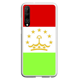 Чехол для Honor P30 с принтом Флаг Таджикистана в Белгороде, Силикон | Область печати: задняя сторона чехла, без боковых панелей | парчами точикистон | таджикистан | точикистон | флаг | флаг таджикистана