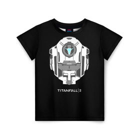 Детская футболка 3D с принтом Titanfall в Белгороде, 100% гипоаллергенный полиэфир | прямой крой, круглый вырез горловины, длина до линии бедер, чуть спущенное плечо, ткань немного тянется | мех | мехи | пилот | пилоты | спектр | спектры | титан