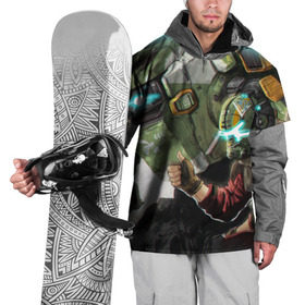 Накидка на куртку 3D с принтом Titanfall в Белгороде, 100% полиэстер |  | Тематика изображения на принте: мех | мехи | пилот | пилоты | спектр | спектры | титан