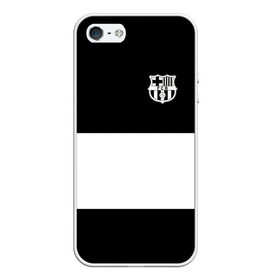 Чехол для iPhone 5/5S матовый с принтом FC Barcelona Black Collection в Белгороде, Силикон | Область печати: задняя сторона чехла, без боковых панелей | black collection | fc | fc barcelona | fcb | fly emirates | ronaldo | барселона | зож | клуб | линии | месси | модные | мяч | реал мадрид | спорт | спортивные | тренды | футбол | футбольный клуб | эмблема