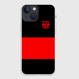 Чехол для iPhone 13 mini с принтом FC Barcelona Black Collection в Белгороде,  |  | black collection | fc | fc barcelona | fcb | fly emirates | ronaldo | барселона | зож | клуб | линии | месси | модные | мяч | реал мадрид | спорт | спортивные | тренды | футбол | футбольный клуб | эмблема