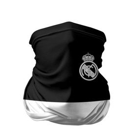 Бандана-труба 3D с принтом Real Madrid Black Collection в Белгороде, 100% полиэстер, ткань с особыми свойствами — Activecool | плотность 150‒180 г/м2; хорошо тянется, но сохраняет форму | emirates | fc | real madrid | клуб | мяч | реал мадрид