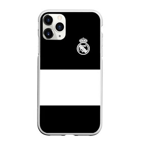 Чехол для iPhone 11 Pro Max матовый с принтом Real Madrid Black Collection в Белгороде, Силикон |  | emirates | fc | real madrid | клуб | мяч | реал мадрид